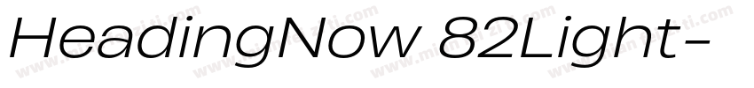HeadingNow 82Light字体转换